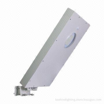 All-in-one integrated solar LED street light, 12W power with motion sensor
